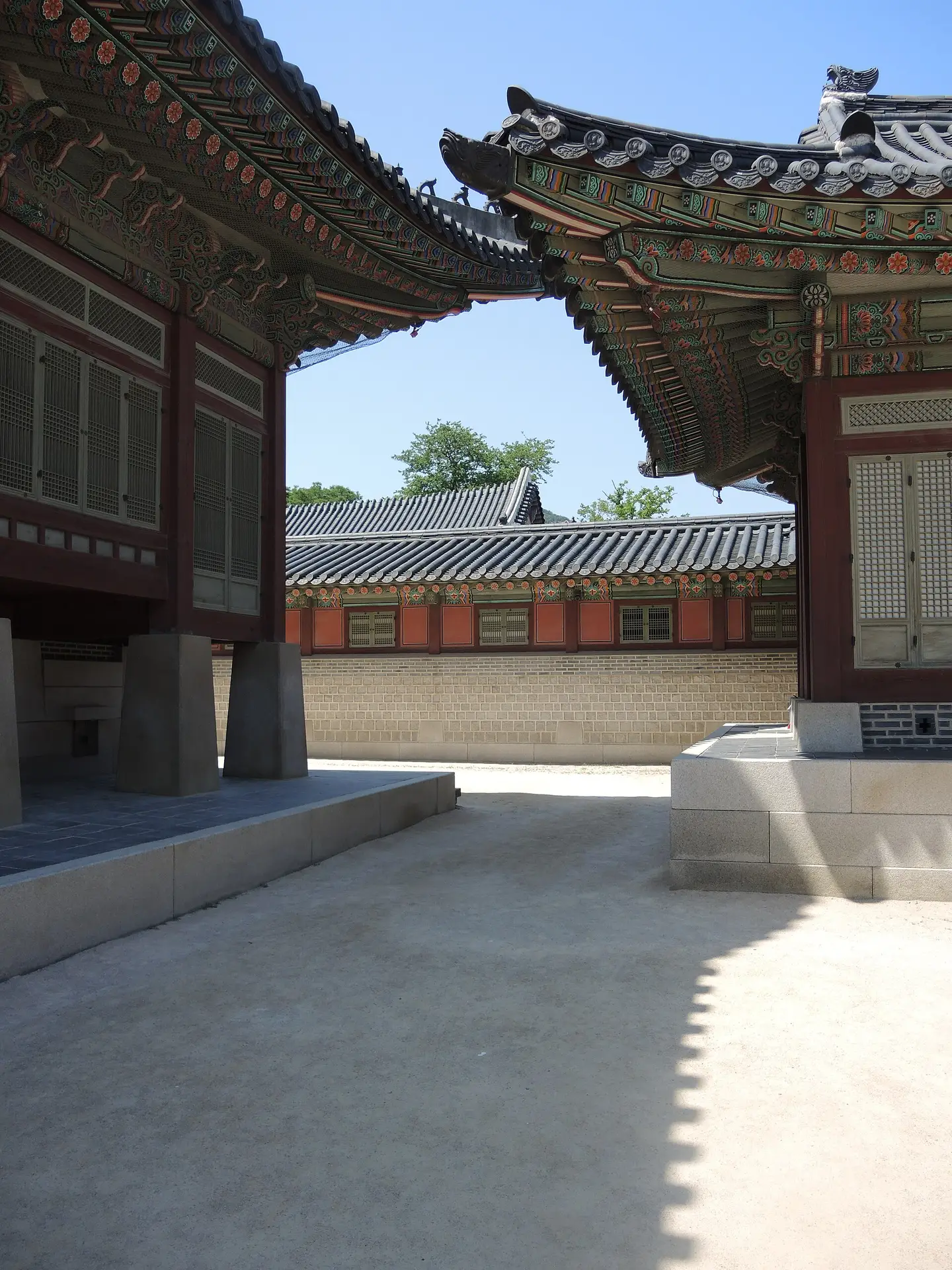 Palácio Gyeongbokgung em Seul, Coreia do Sul